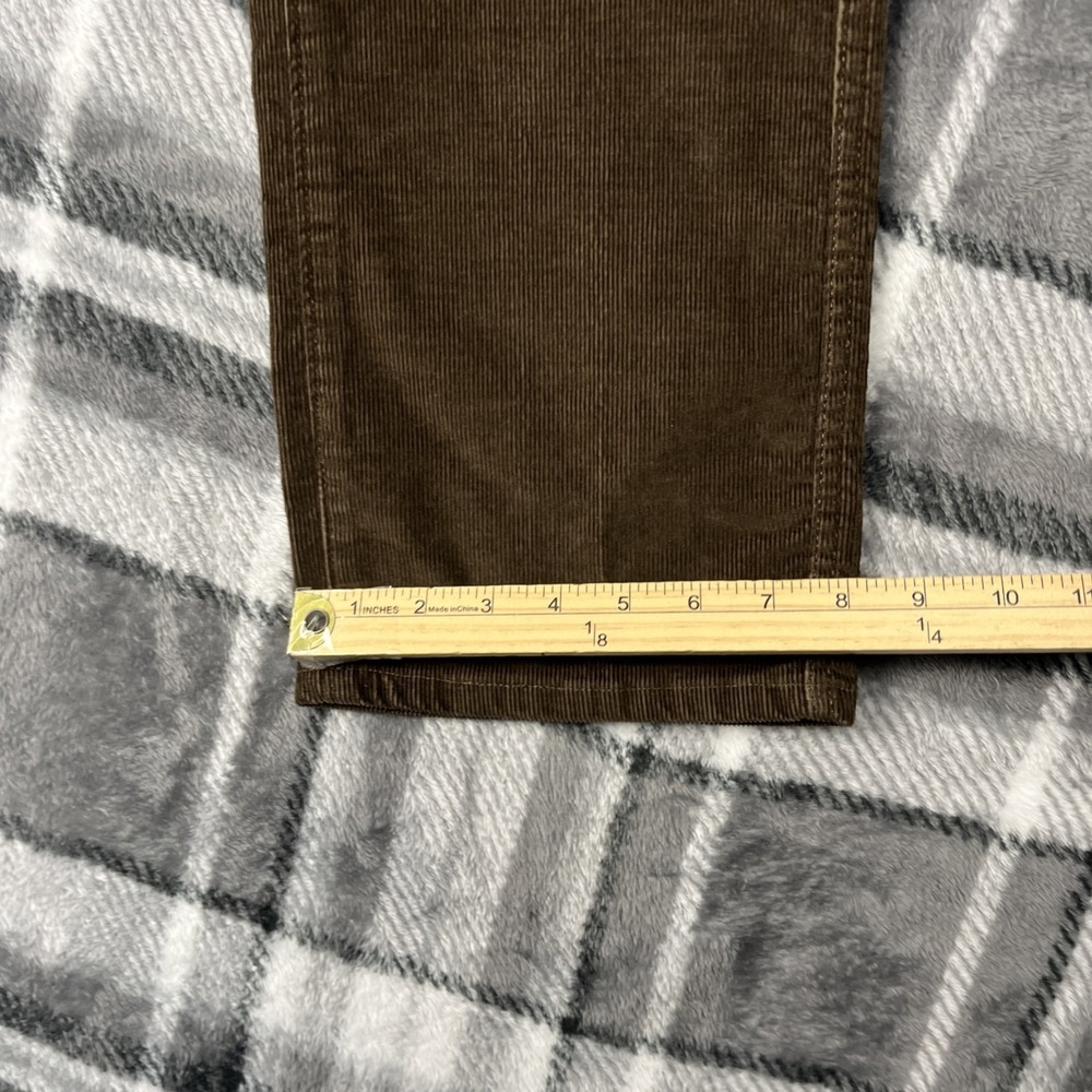 L.L.Bean Corduroy Pants Size 35x34 Standard Fit Brown Casual Straight Leg 502837 - Picture 6 of 8